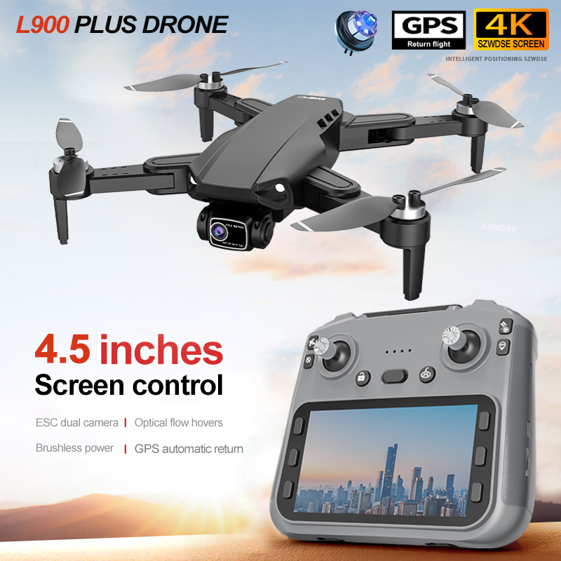 Fpv Brushless Rc Drone 4K - Dron L900 PLUS GPS con Cámara