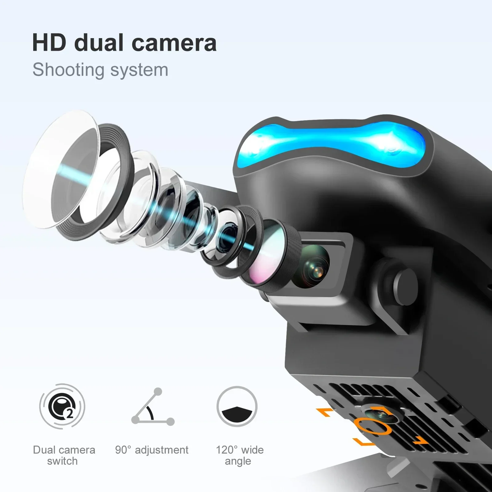 E99 K3 Pro 4K Drone plegable C - Fpv Brushless Rc Drone 4K reseña y precio