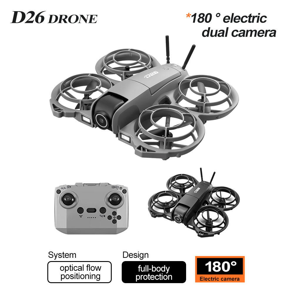 Dron RC Mini 4K D26, con prote - Fpv Brushless Rc Drone 4K reseña y precio