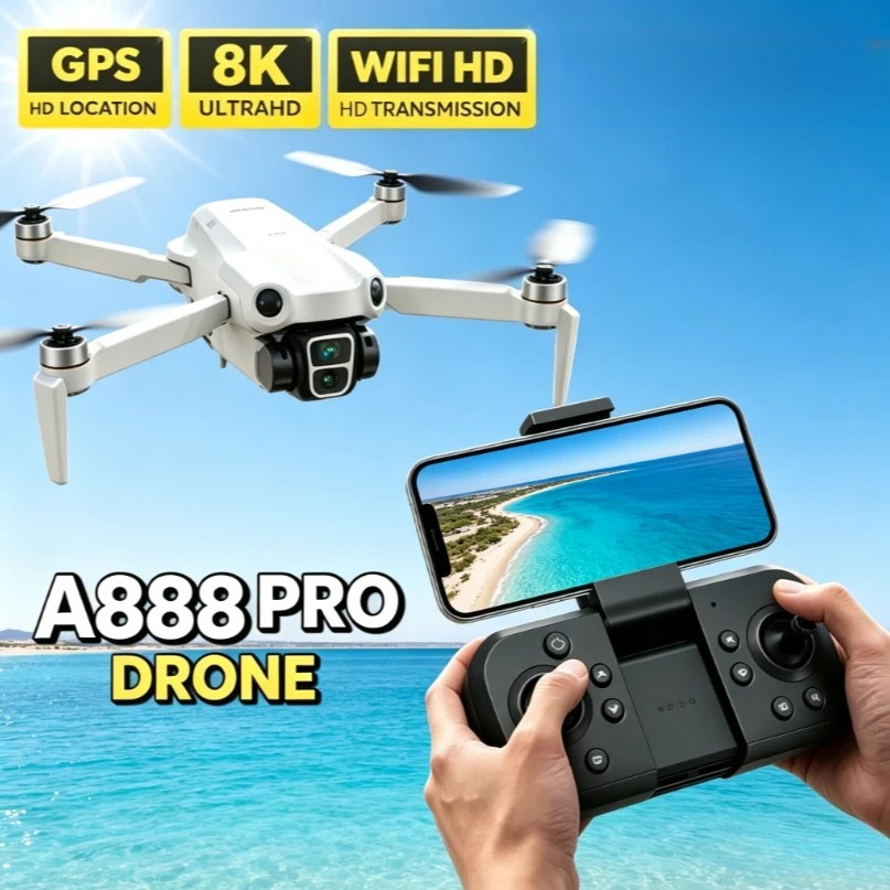 Dron GPS FPV A888 Original, Pl - Fpv Brushless Rc Drone 4K reseña y precio