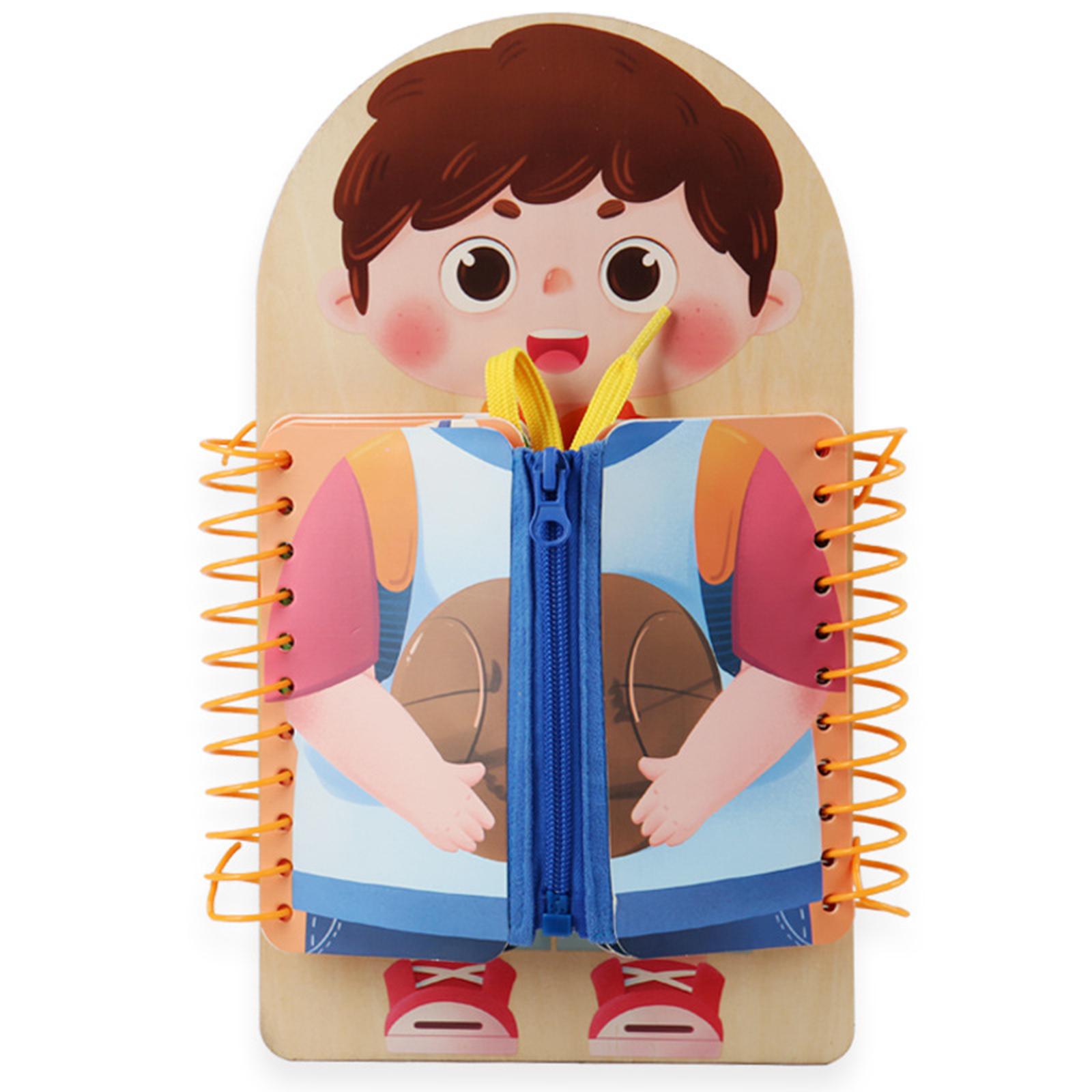 Tablero de actividades para ni - Montessori Wooden Busy Board Toddler reseña y precio